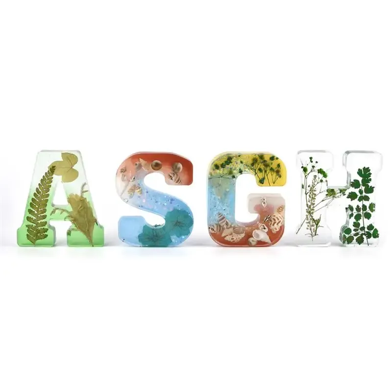 Moule silicone 26 lettres alphabet pour décoration de fête