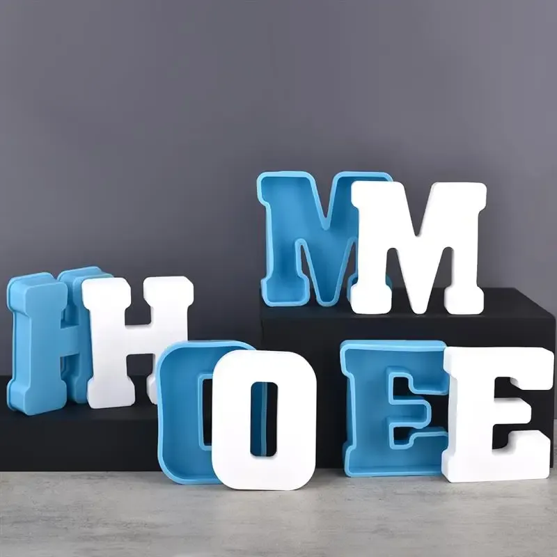 Moule silicone 26 lettres alphabet pour décoration de fête