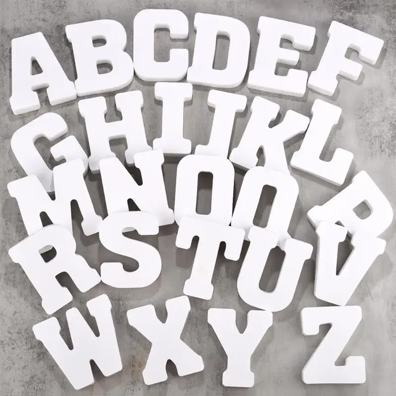 Moule silicone 26 lettres alphabet pour décoration de fête