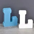 Moule silicone 26 lettres alphabet pour décoration de fête – Couleur VIOLETTE/Violet (L)