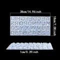Moule silicone 26 lettres chiffres pour porte-clés bijoux – 3