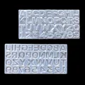 Moule silicone 26 lettres chiffres pour porte-clés bijoux – 4