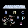 Moule silicone 26 lettres chiffres pour porte-clés bijoux – 5