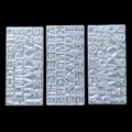 Moule silicone 26 lettres chiffres pour porte-clés bijoux – 6