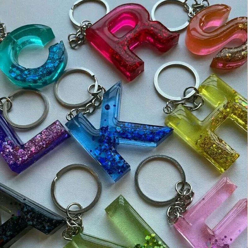 Moule silicone 26 lettres majuscules pour bougie et savon DIY