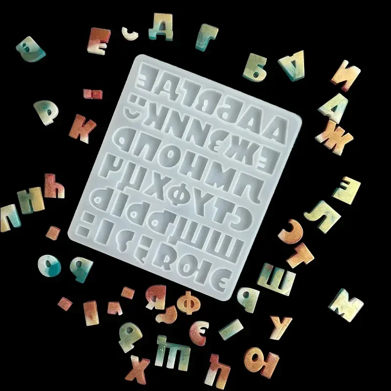 Moule silicone 3D alphabet russe