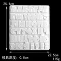 Moule silicone 3D alphabet russe – Couleur Gris clair (1)