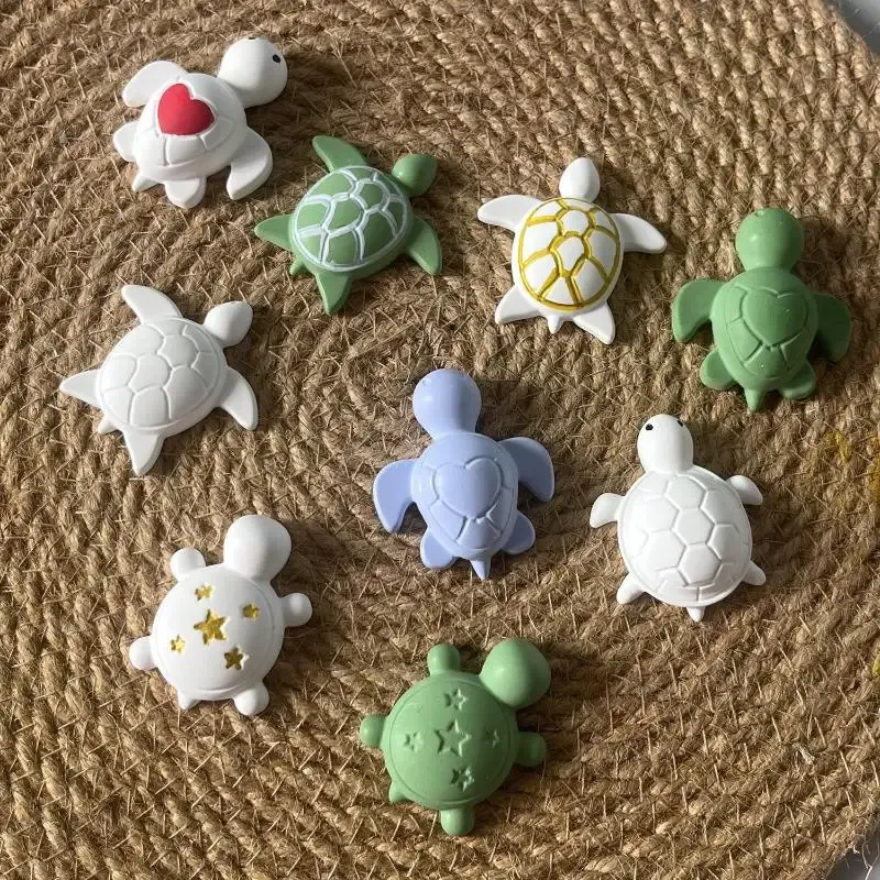 Moule silicone 4 tortues pour résine et bougies