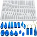 Moule silicone 41 formes larme pour bijoux – Couleur 1 pièce