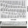 Moule silicone 41 formes larme pour bijoux – 2