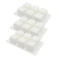 Moule silicone 6 cavités formes géométriques pour résine – Couleur 3PCS 6cavity