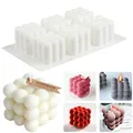 Moule silicone 6 cavités formes géométriques pour résine – 6