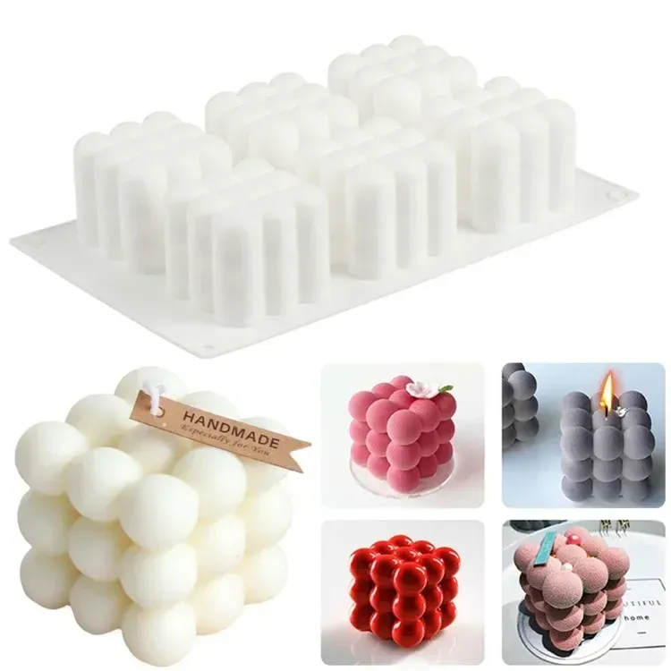 Moule silicone 6 cavités formes géométriques pour résine