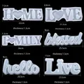 Moule silicone 6 styles lettres pour bijoux et décoration DIY – 2