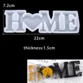 Moule silicone 6 styles lettres pour bijoux et décoration DIY – Couleur Home