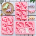 Moule silicone 8 dinosaures pour chocolats et gâteaux – 1