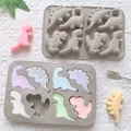 Moule silicone 8 dinosaures pour chocolats et gâteaux – 2