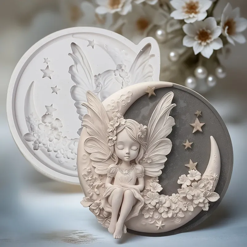 Moule silicone ailes ange papillon pour décoration gâteaux