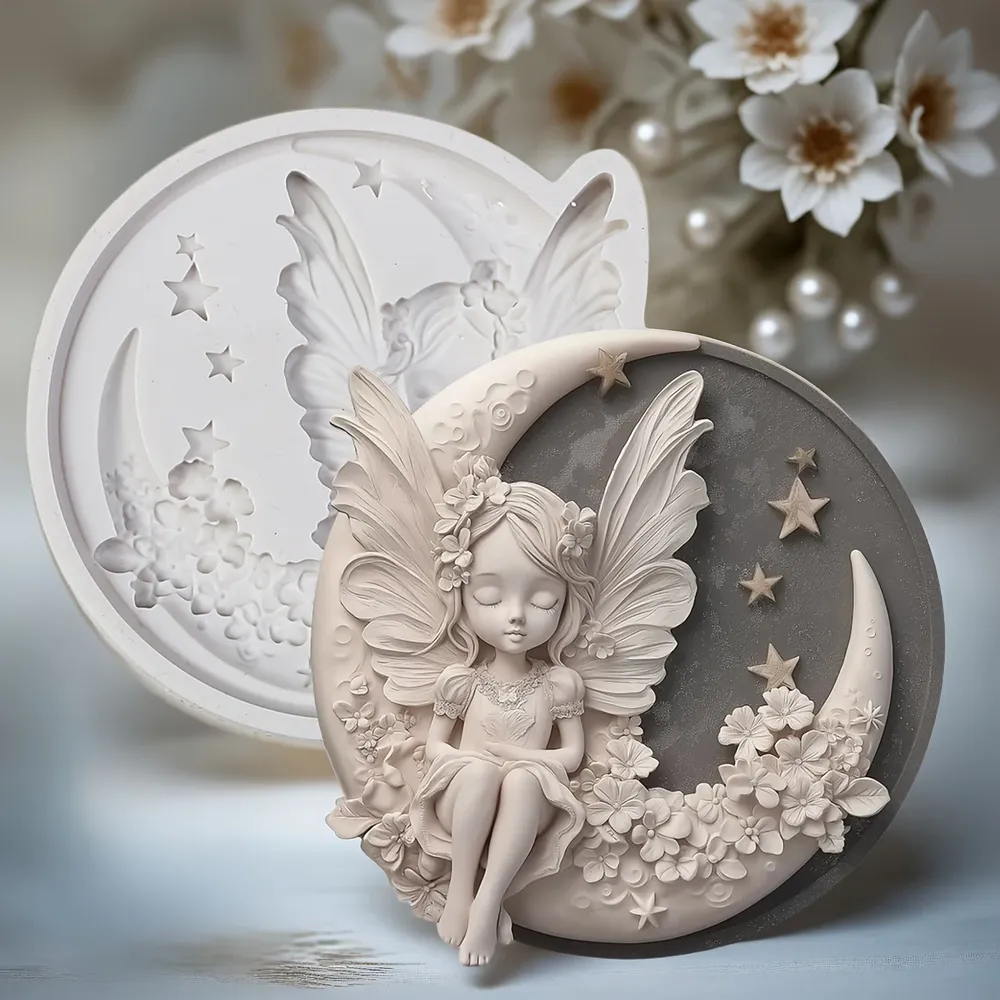 Moule silicone ailes ange papillon pour décoration gâteaux