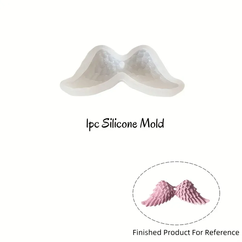 Moule silicone ailes d'ange pour pendentifs