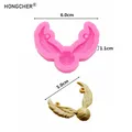 Moule silicone ailes pendentifs colliers accessoires résine – 2