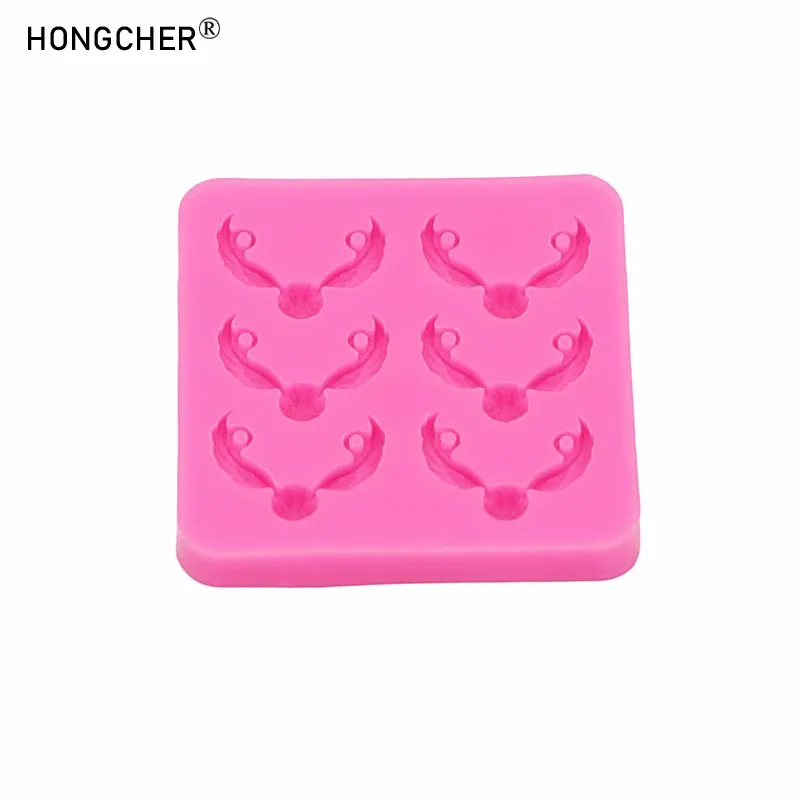 Moule silicone ailes pendentifs colliers accessoires résine