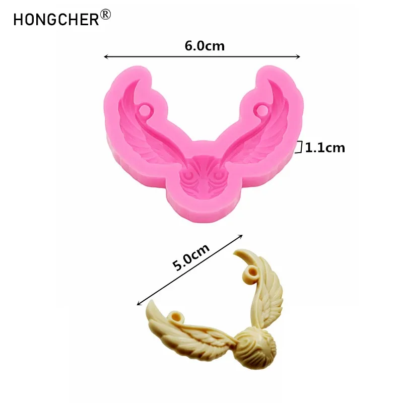 Moule silicone ailes pendentifs colliers accessoires résine