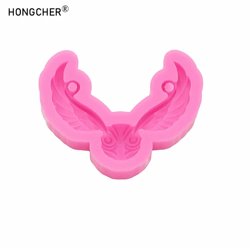 Moule silicone ailes pendentifs colliers accessoires résine