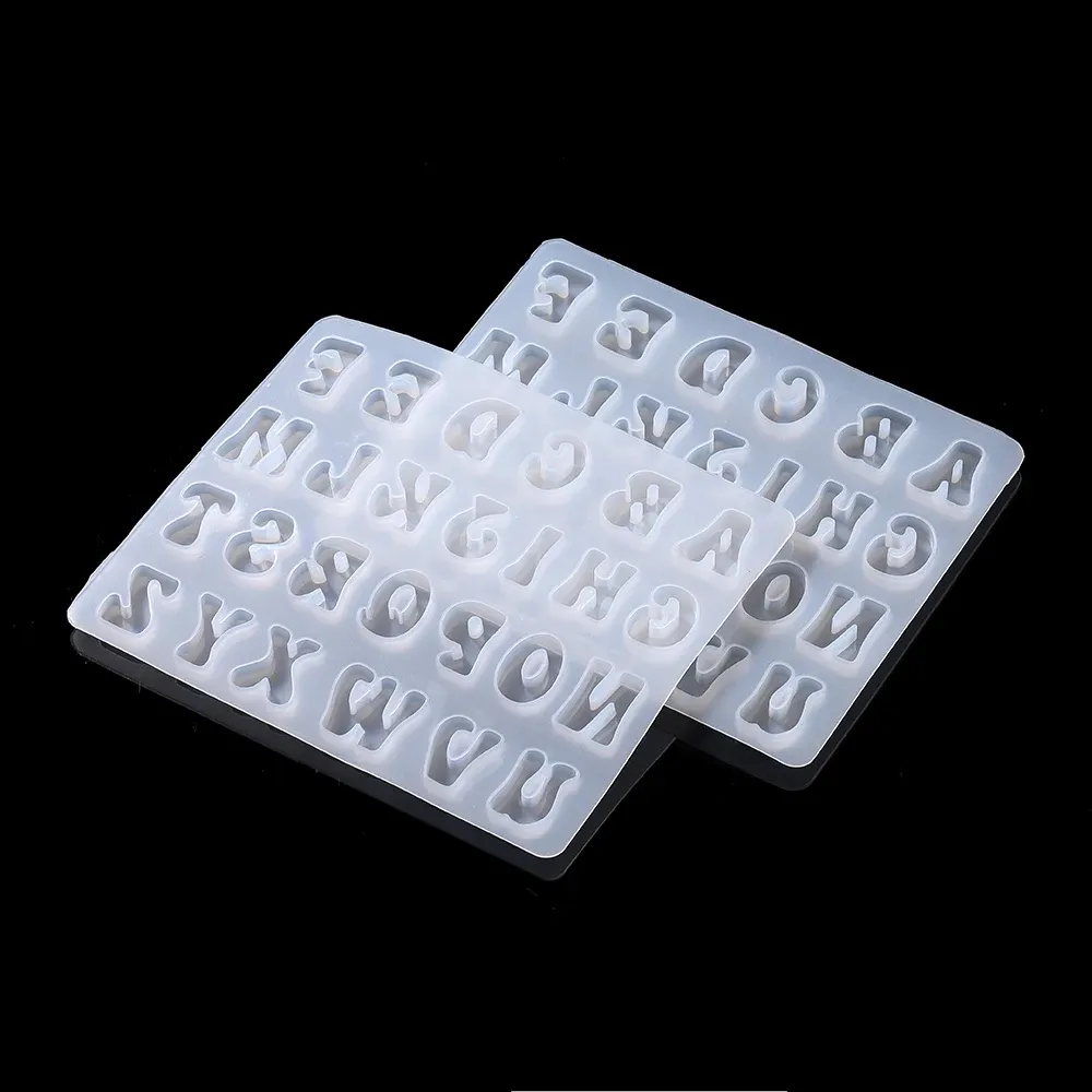 Moule silicone alphabet anglais et numéro