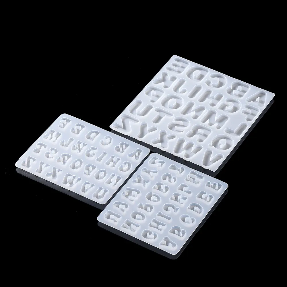 Moule silicone alphabet anglais et numéro