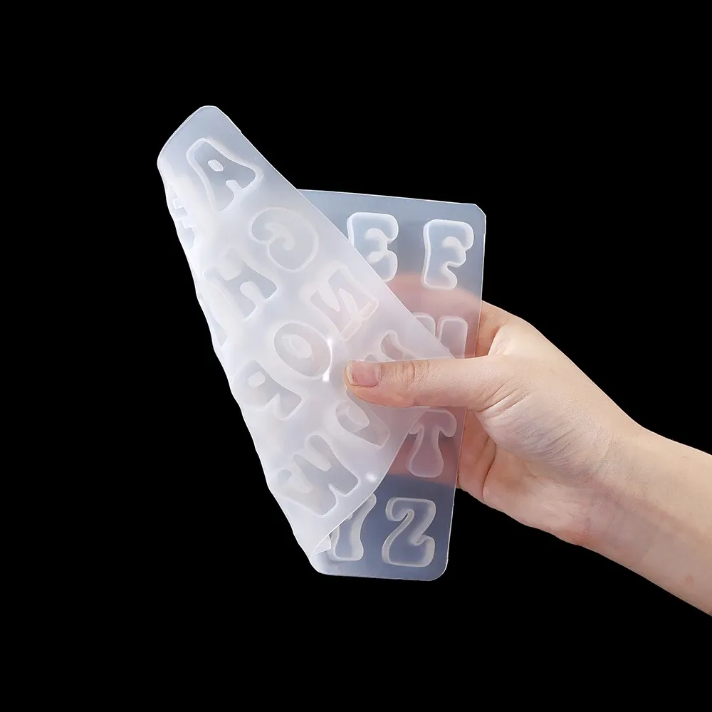 Moule silicone alphabet anglais et numéro