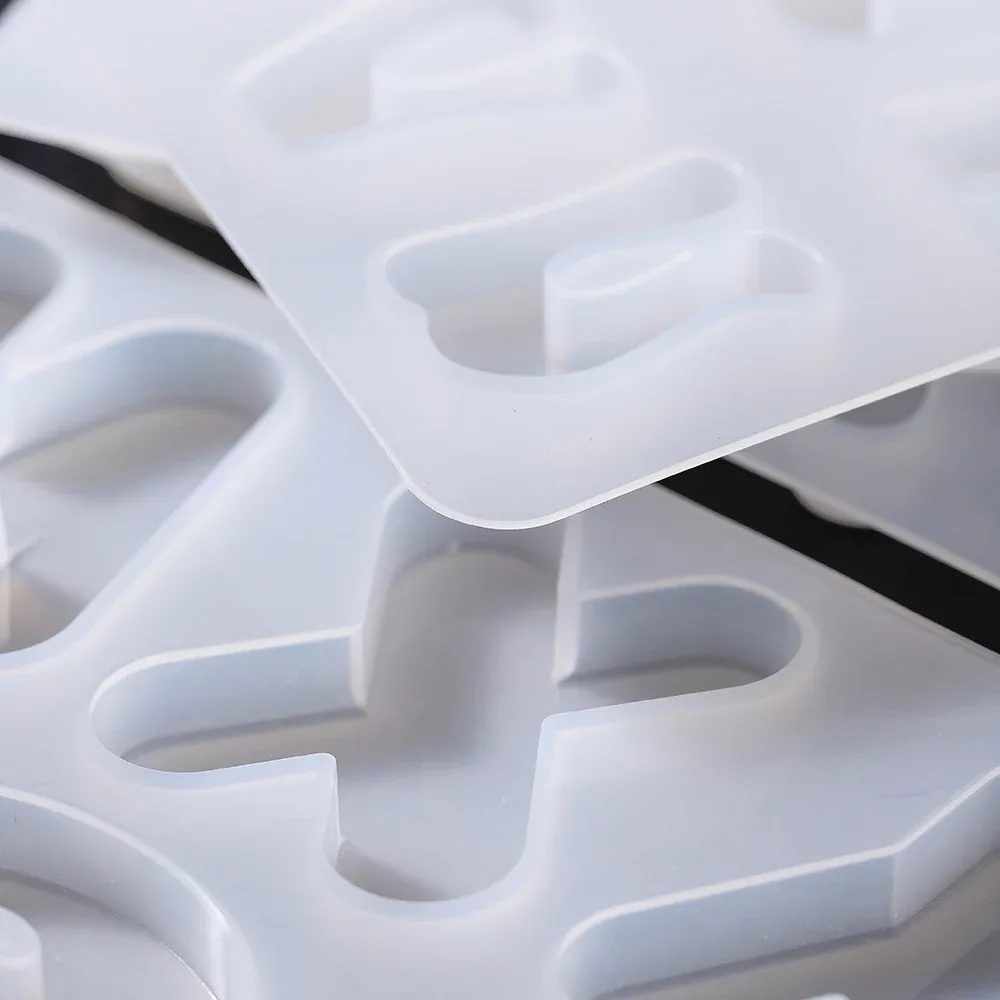 Moule silicone alphabet anglais et numéro