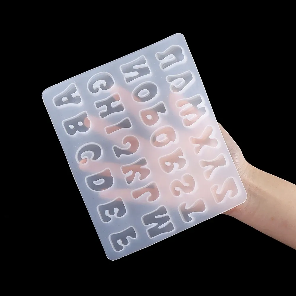 Moule silicone alphabet anglais et numéro