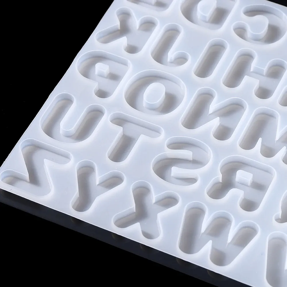 Moule silicone alphabet anglais et numéro
