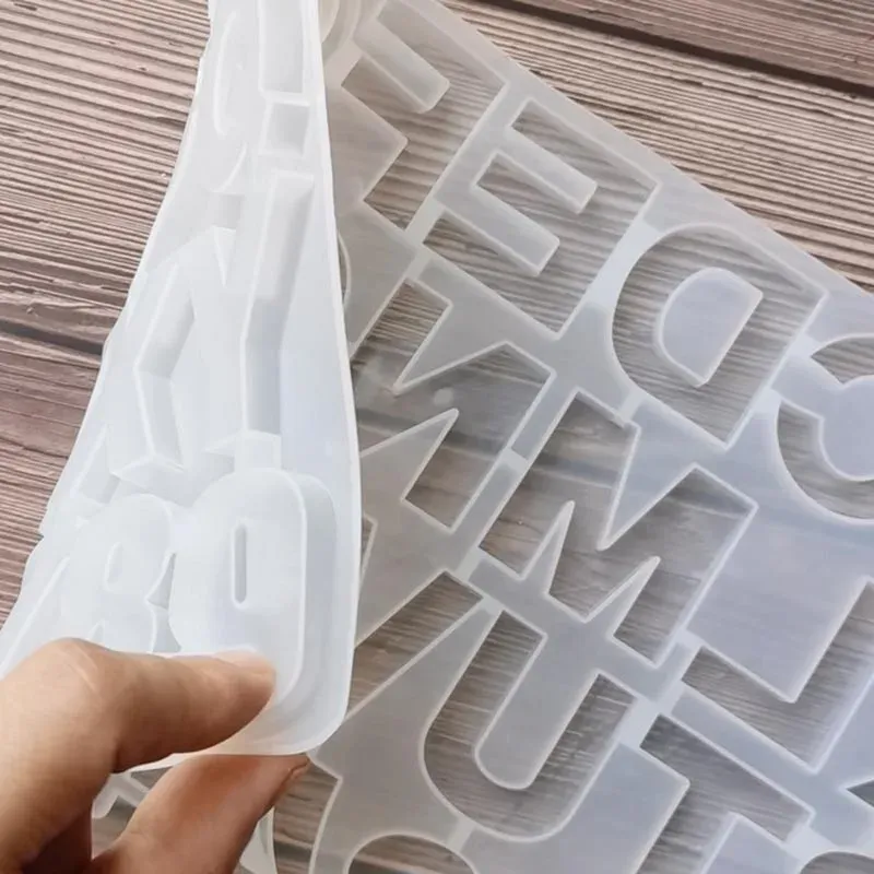 Moule silicone alphabet et numéro