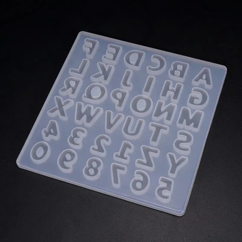 Moule silicone alphabet et numéro