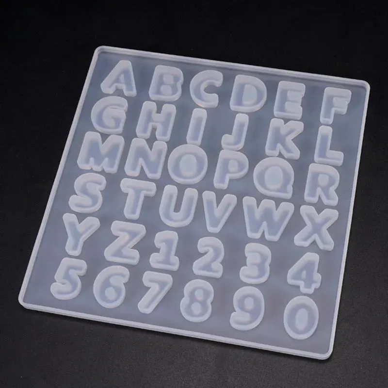 Moule silicone alphabet et numéro