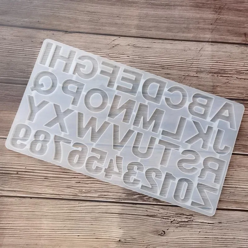 Moule silicone alphabet et numéro