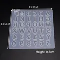 Moule silicone alphabet et numéro – Couleur style 2