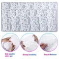 Moule silicone alphabet papillon pour bijoux – 6