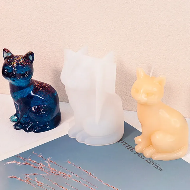 Moule silicone animal 3D pour bougies et décoration
