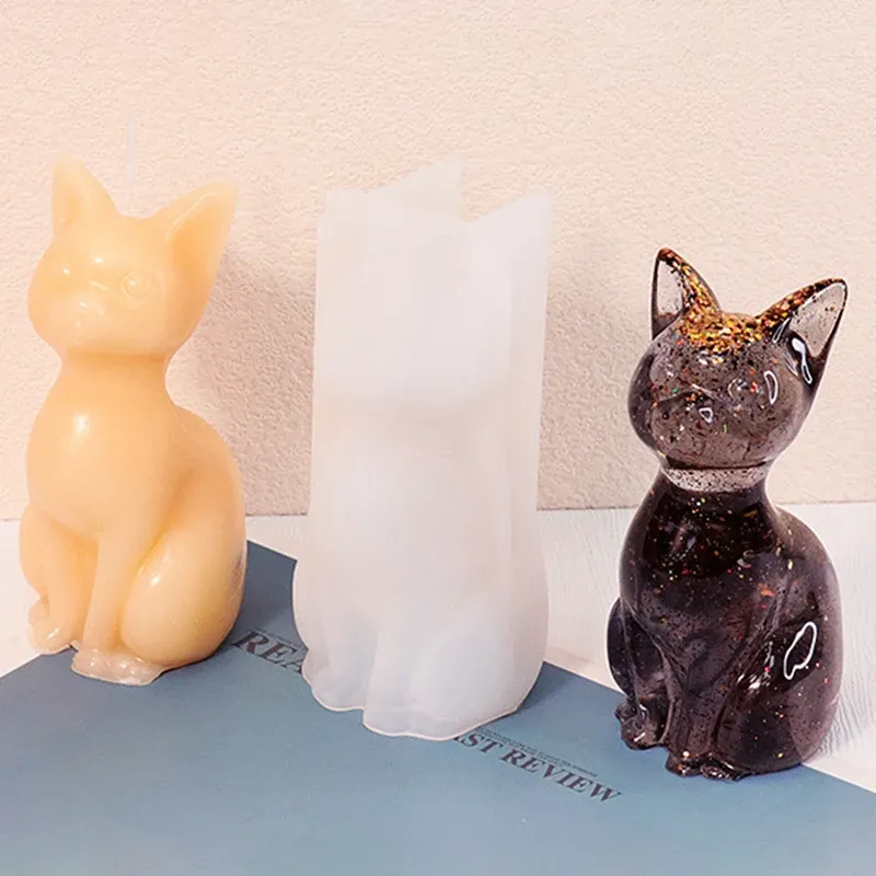 Moule silicone animal 3D pour bougies et décoration