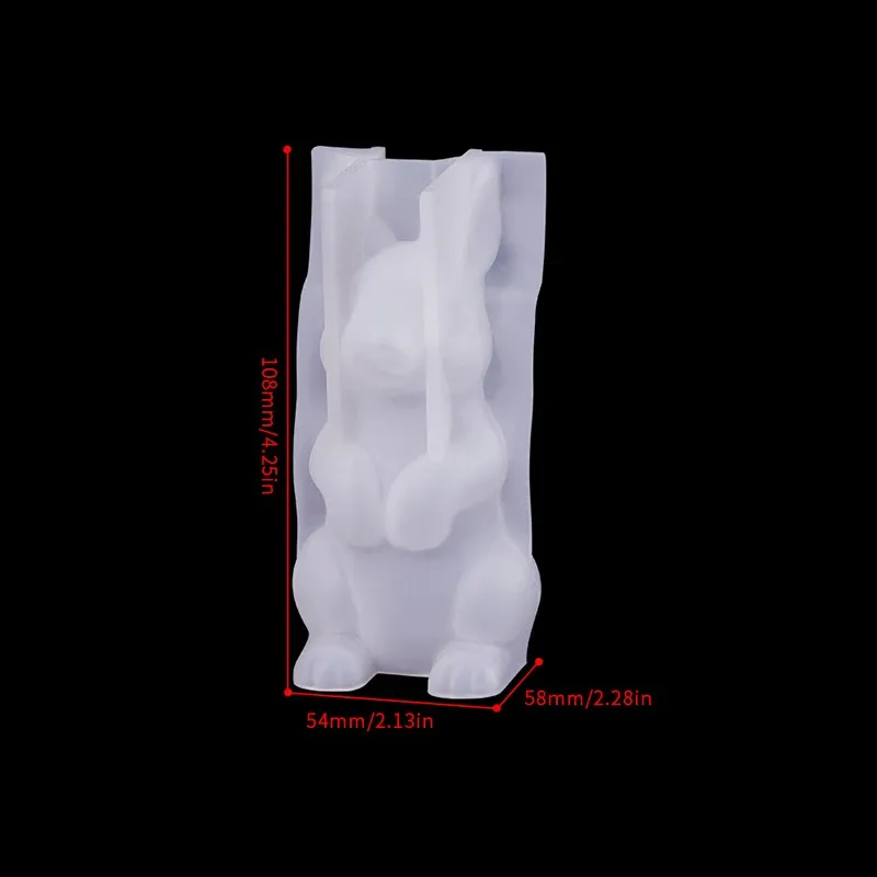 Moule silicone animal 3D pour bougies et décoration