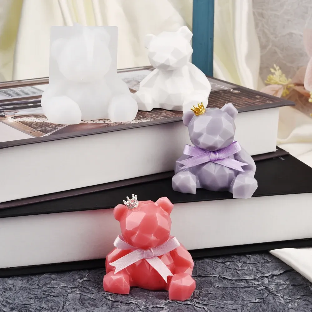 Moule silicone animal 3D pour bougies et décoration