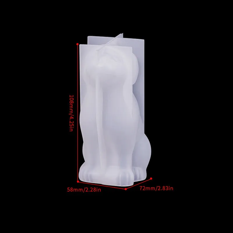 Moule silicone animal 3D pour bougies et décoration