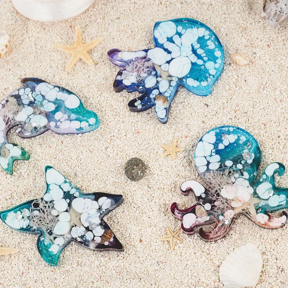 Moule silicone animal étoile pour porte-clés et bijoux