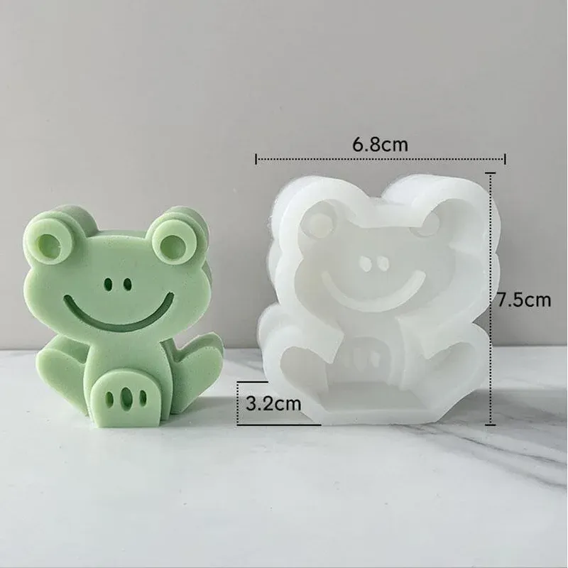 Moule silicone animaux 3D pour gâteaux et bougies
