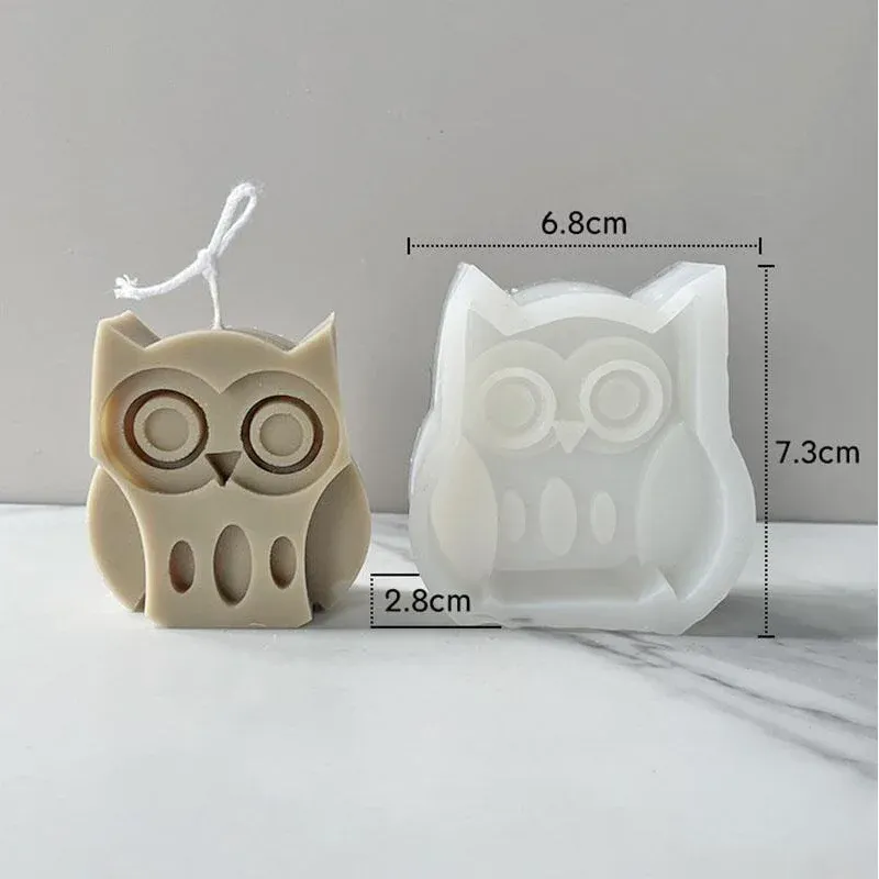 Moule silicone animaux 3D pour gâteaux et bougies