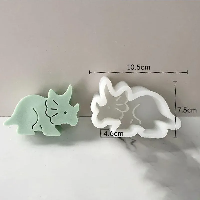 Moule silicone animaux 3D pour gâteaux et bougies