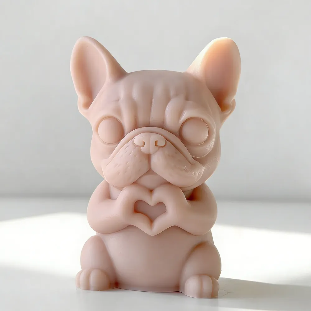 Moule silicone animaux pour bougies et décoration